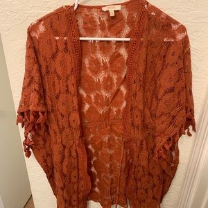 Rust shawl